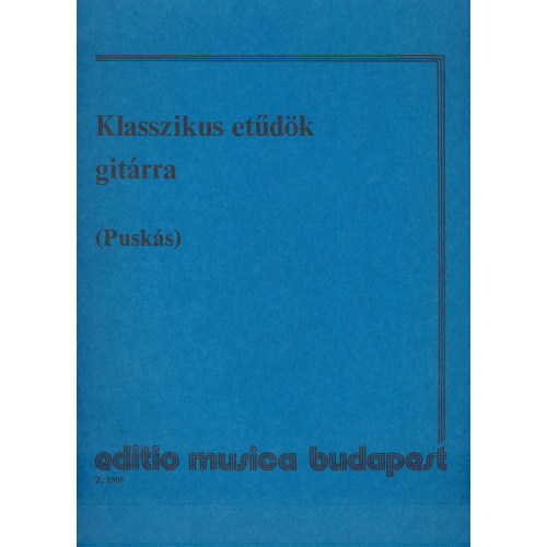 Puskás T.: Klasszikus etűdök gitárra
