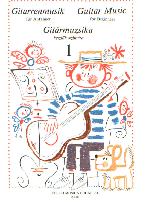 Vereczkey László: Gitármuzsika kezdők számára 1.